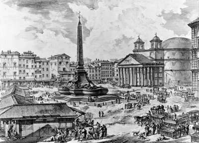View of the Piazza della Rotonda, from the 